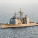 Guided missile cruiser USS Vella Gulf.